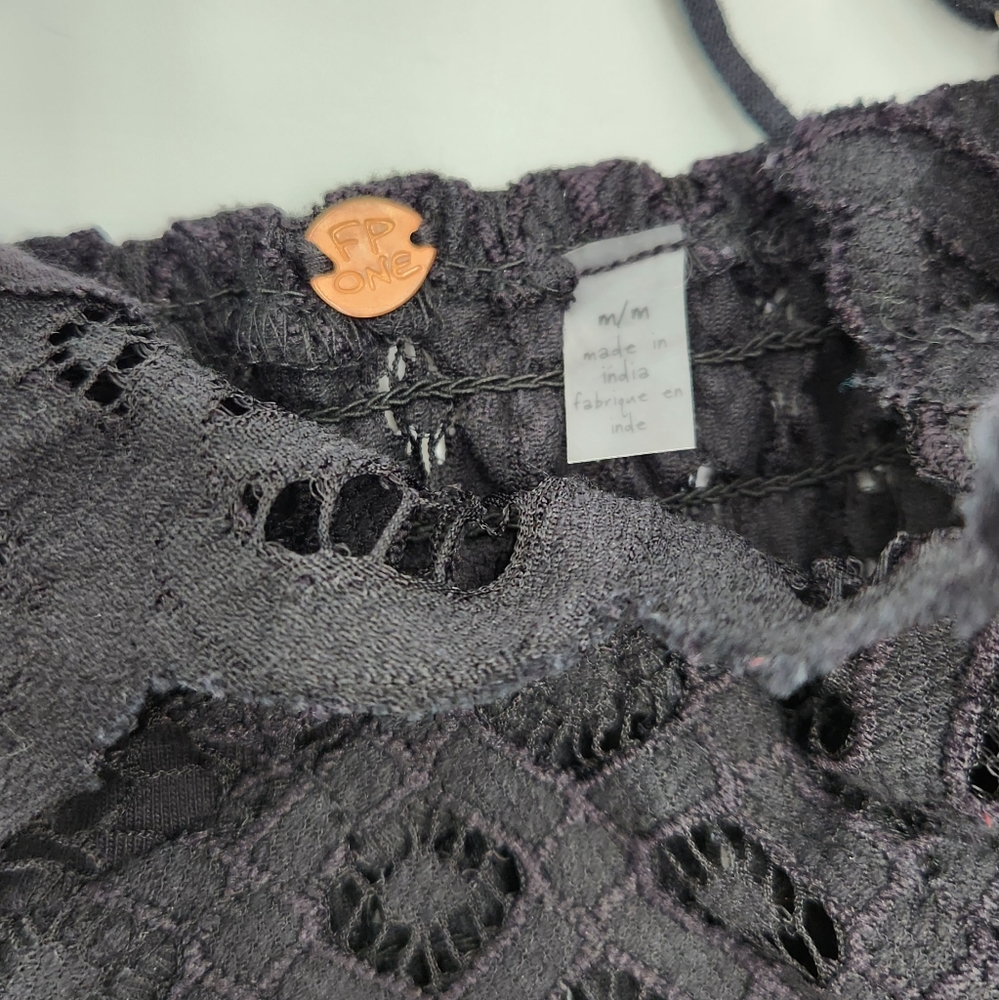 Free People Black Adella Dress - Picture 2 of 8